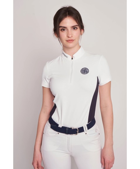 YARIŞMA POLO S/S RIDER BEYAZ PIKET