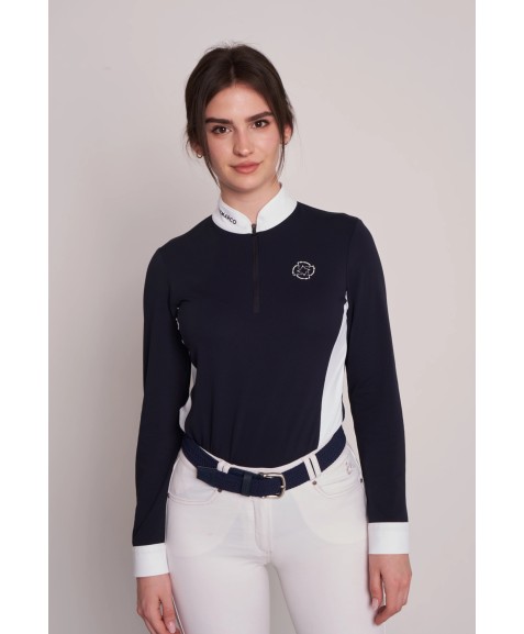 YARIŞMA POLO L/S RIDER NAVY PIQUET