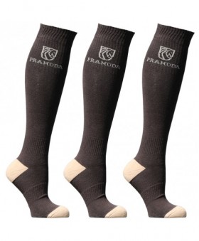 Pramoda Binici Çorabı 3'Lü Paket (Kahverengi)